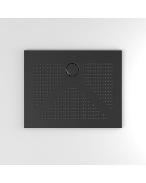 Cadita dus, 70x90 cm, negru mat 