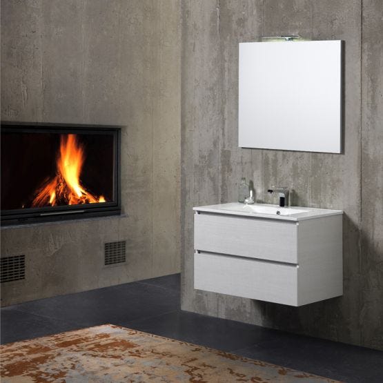 Mobile per bagno da 80 cm luce a led KV Store